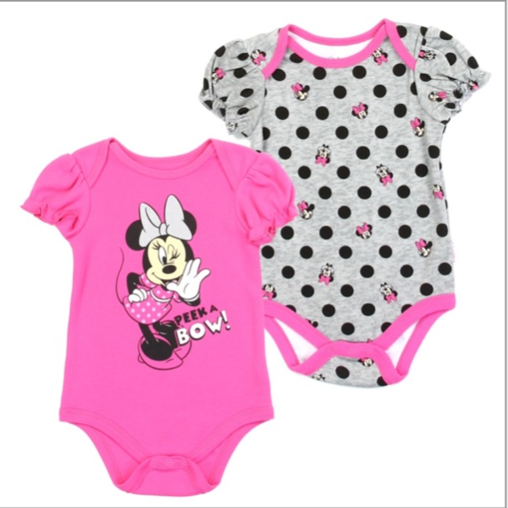 Minnie Mouse Onesies 2 Pack